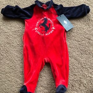 Ferrari velour outfit for baby girl